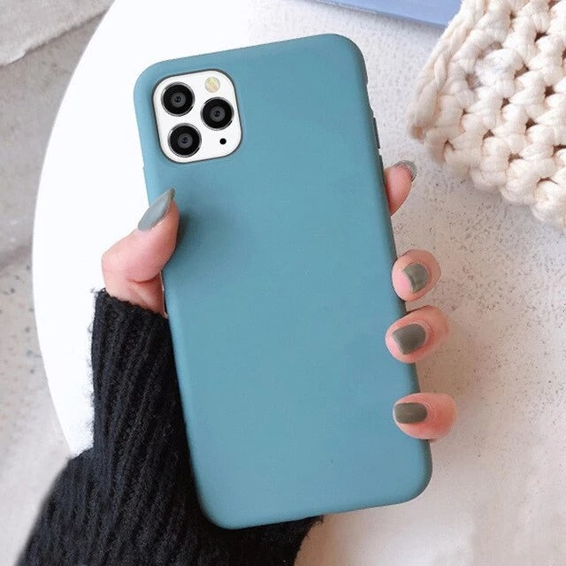 Slim Frosted Matte Protective iPhone Case