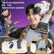 Motorised Mechanical Arm Blaster With Motion Sensing Wearable Toy