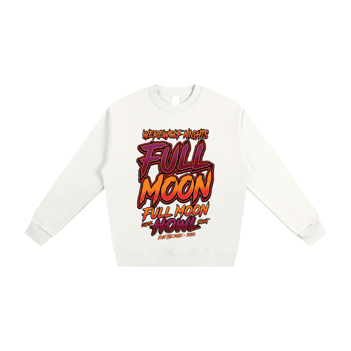 Sweatshirt Full Moon Theme Halloween