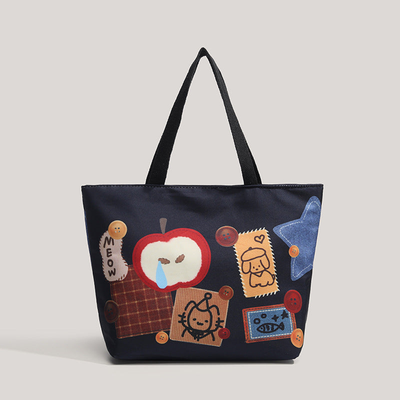 Women’s Stylish Casual High-Capacity Canvas Bag Large Tote