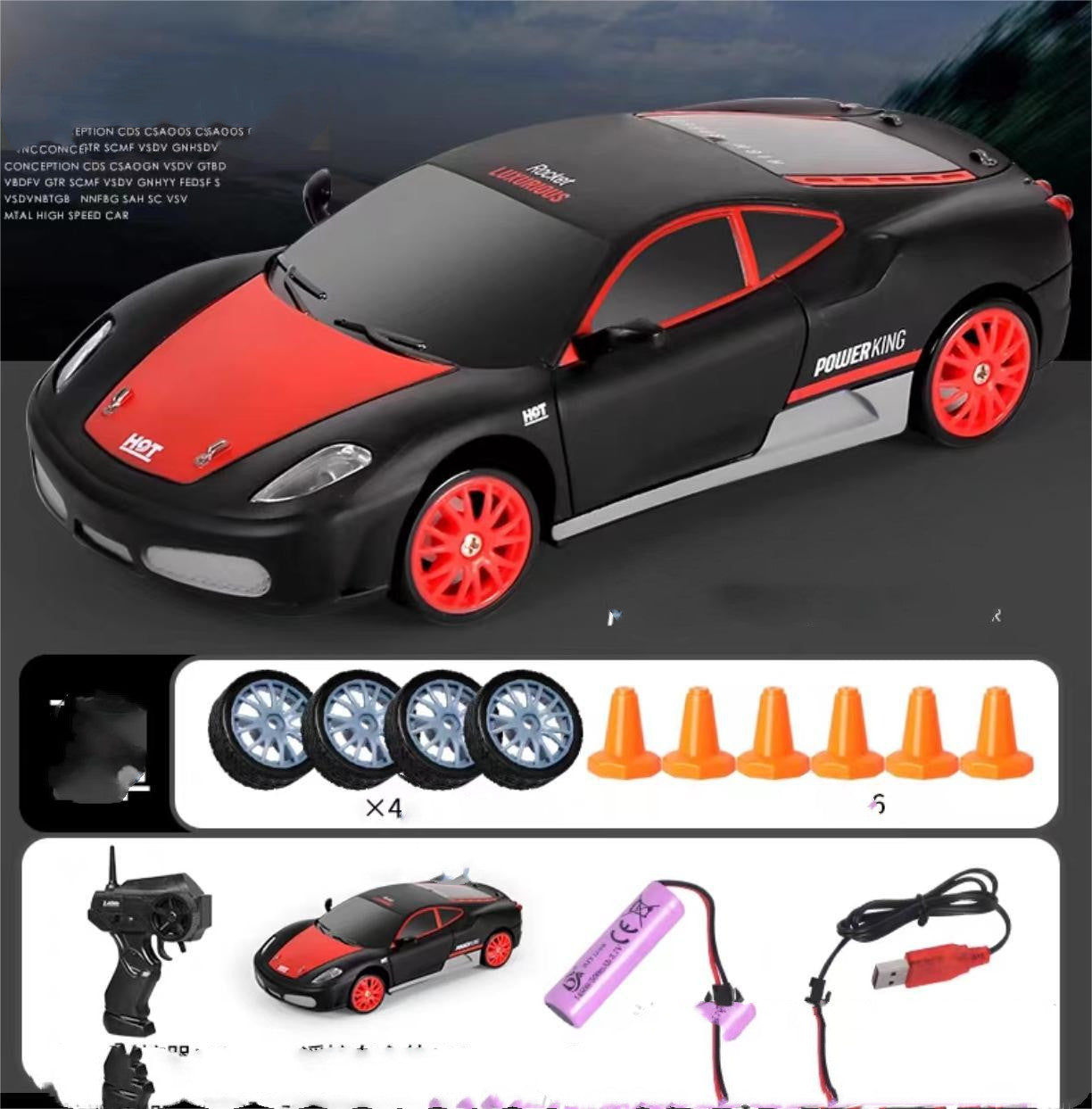 2.4G 4WD RC Drift Car – GTR & AE86 Remote Control Racing Models for Kids