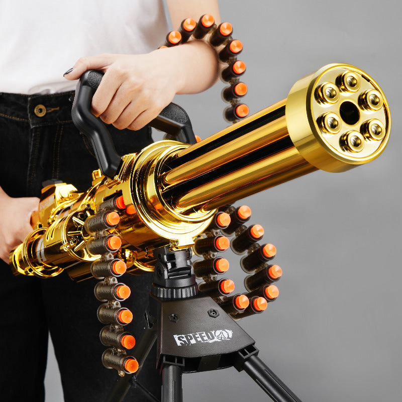 Soft-Bullet Electric Multi-Shot Realistic Toy Gun Automatic Blaster
