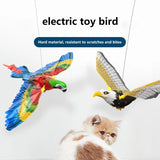 Interactive Hanging Flying Bird Cat Toy – Electric Simulation Eagle for Kittens