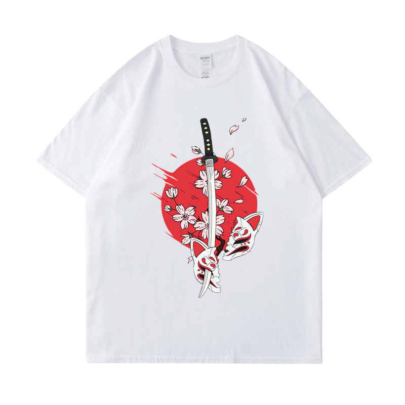 Cotton T-Shirt Classic Crewneck Casual