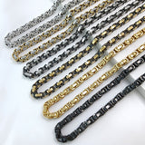 Handmade Stainless Steel Single-link Square Chain