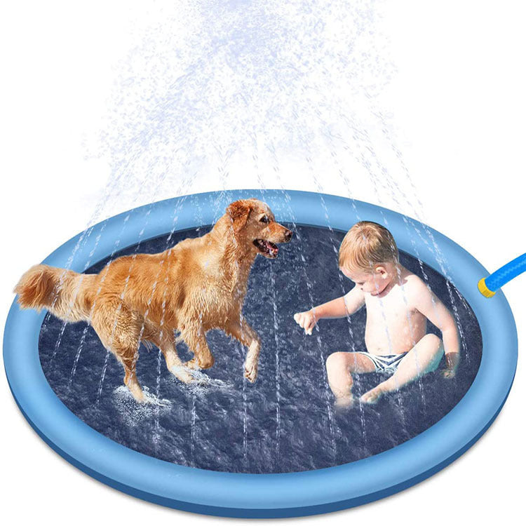 Non-Slip Splash Pad for Kids and Pets – Outdoor Summer Water Fountain Play Mat
