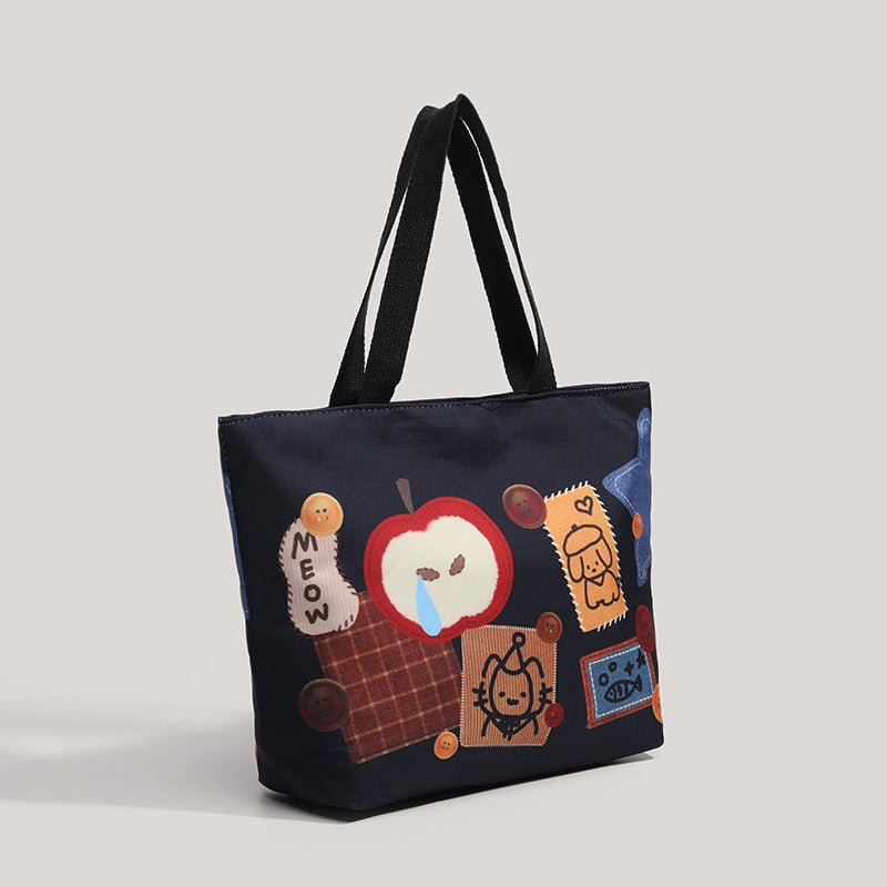 Women’s Stylish Casual High-Capacity Canvas Bag Large Tote