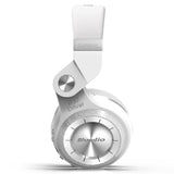 Silver Bluedio headphones on a white background