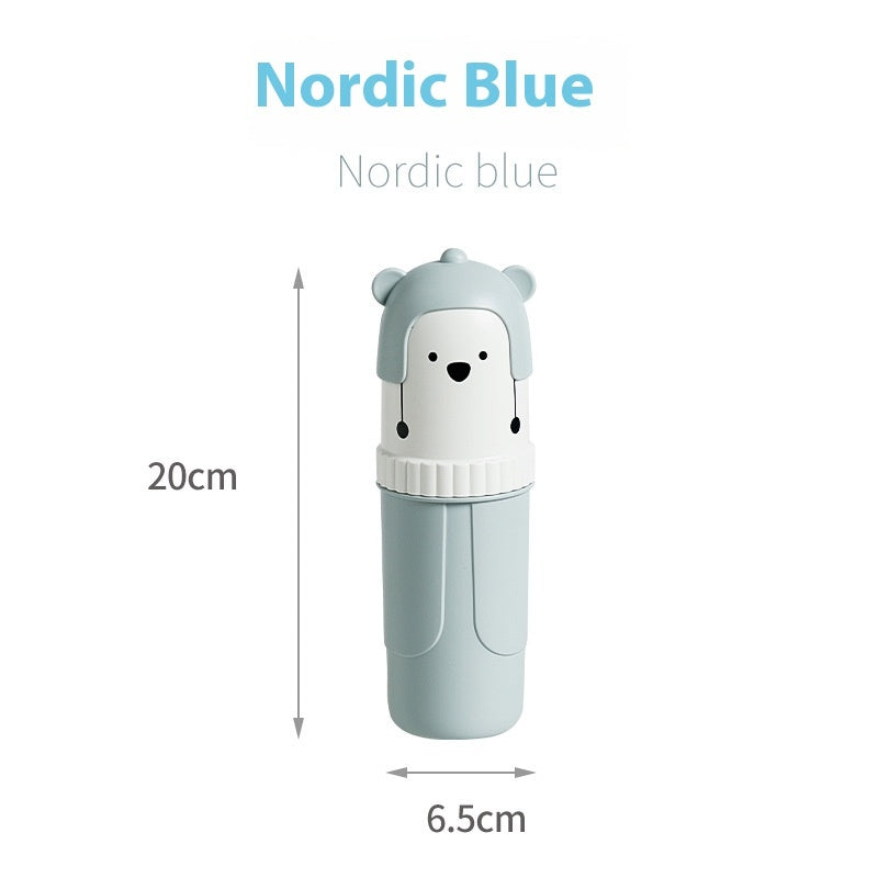 Measurement chart of a product labeled 'Nordic Blue' with dimensions indicated.