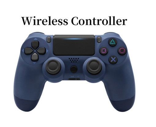 Ergonomic PS4 wireless game handle with vibration feedback and touch pad