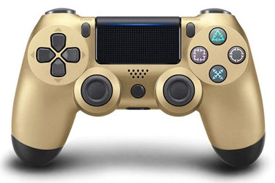 Ergonomic PS4 wireless game handle with vibration feedback and touch pad
