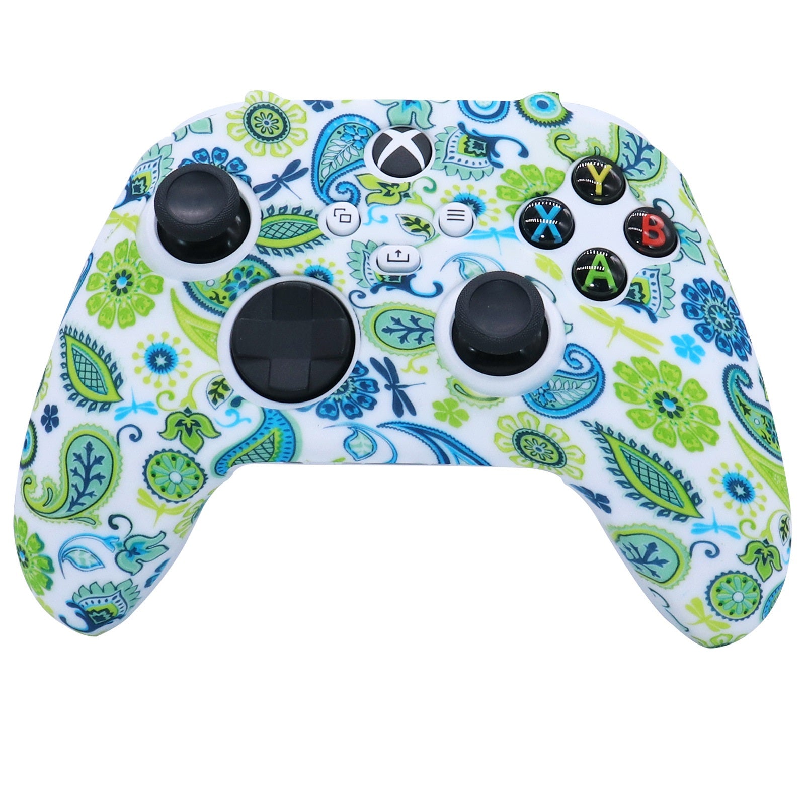 Camouflage silicone protective cover for game console handles