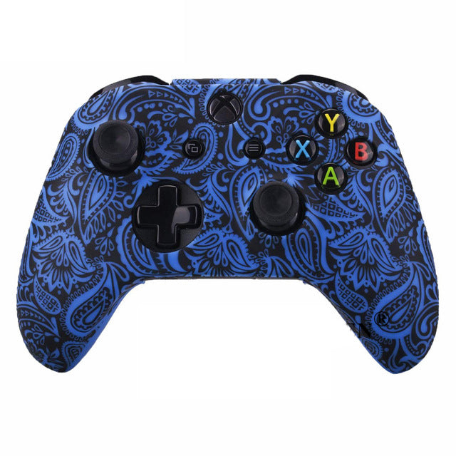 Camouflage silicone protective cover for game console handles