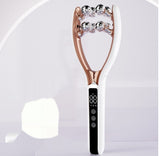 Handheld dual wave roller massager 