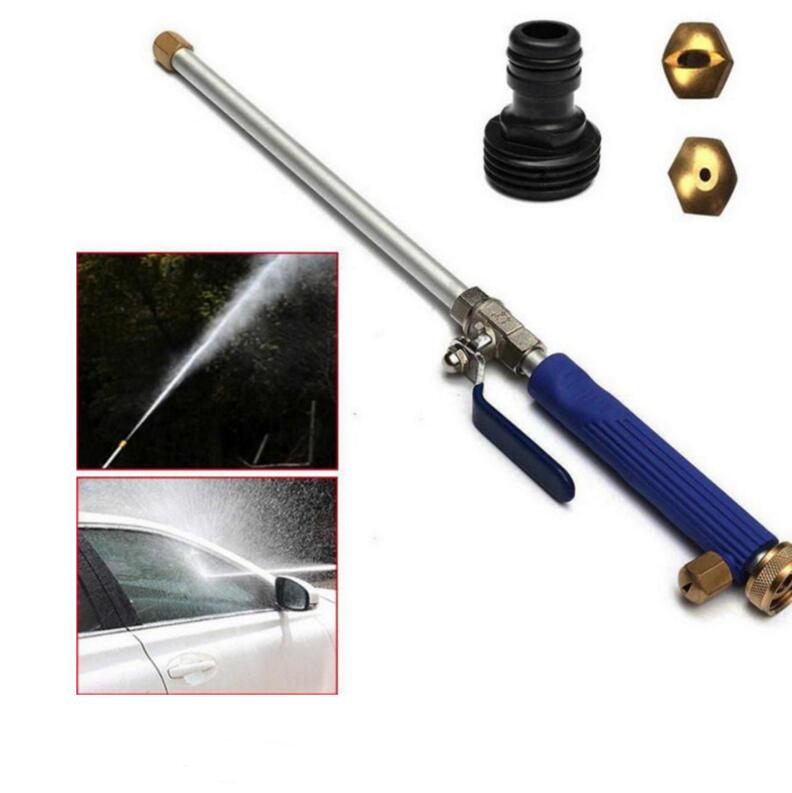Car washing tool with attachments on a white background
