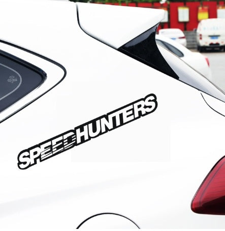 Car with 'Speedhunters' decal on a white background