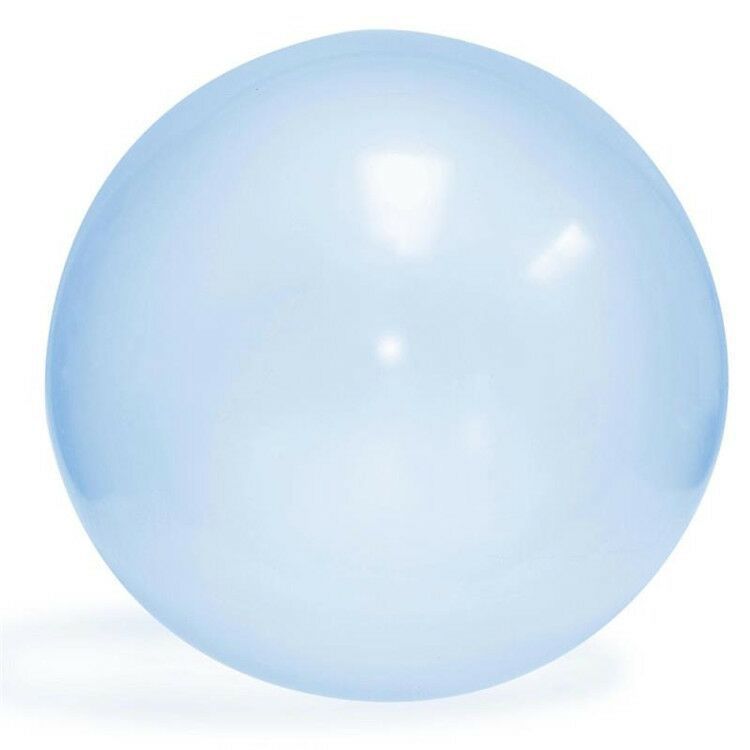 Light blue balloon on a white background
