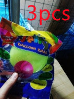 Pack of 3 colorful balloons with a colorful background