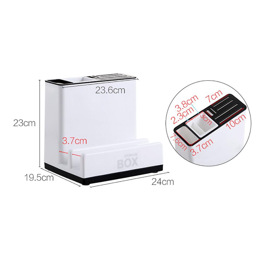 Measurement chart of a white box with dimensions labeled in centimeters.