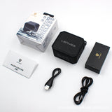 Lenyes wireless earbud packaging with accessories on a white background