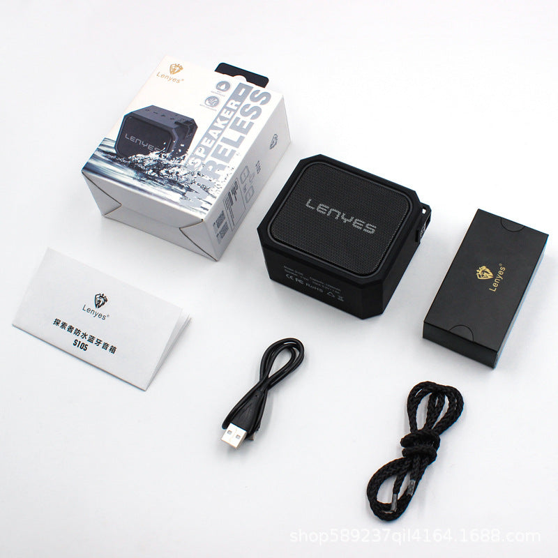 Lenyes wireless earbud packaging with accessories on a white background