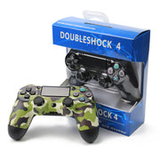 Ergonomic PS4 wireless game handle with vibration feedback and touch pad