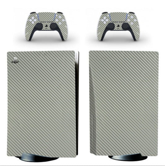 Protective vinyl sticker skin for PS5 game console handle