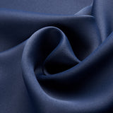 Close-up of dark blue fabric with folds