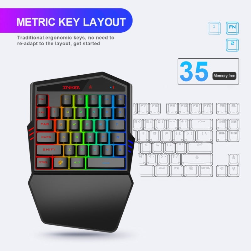 Pro gaming keyboard throne set with colorful backlit keys and matching mouse