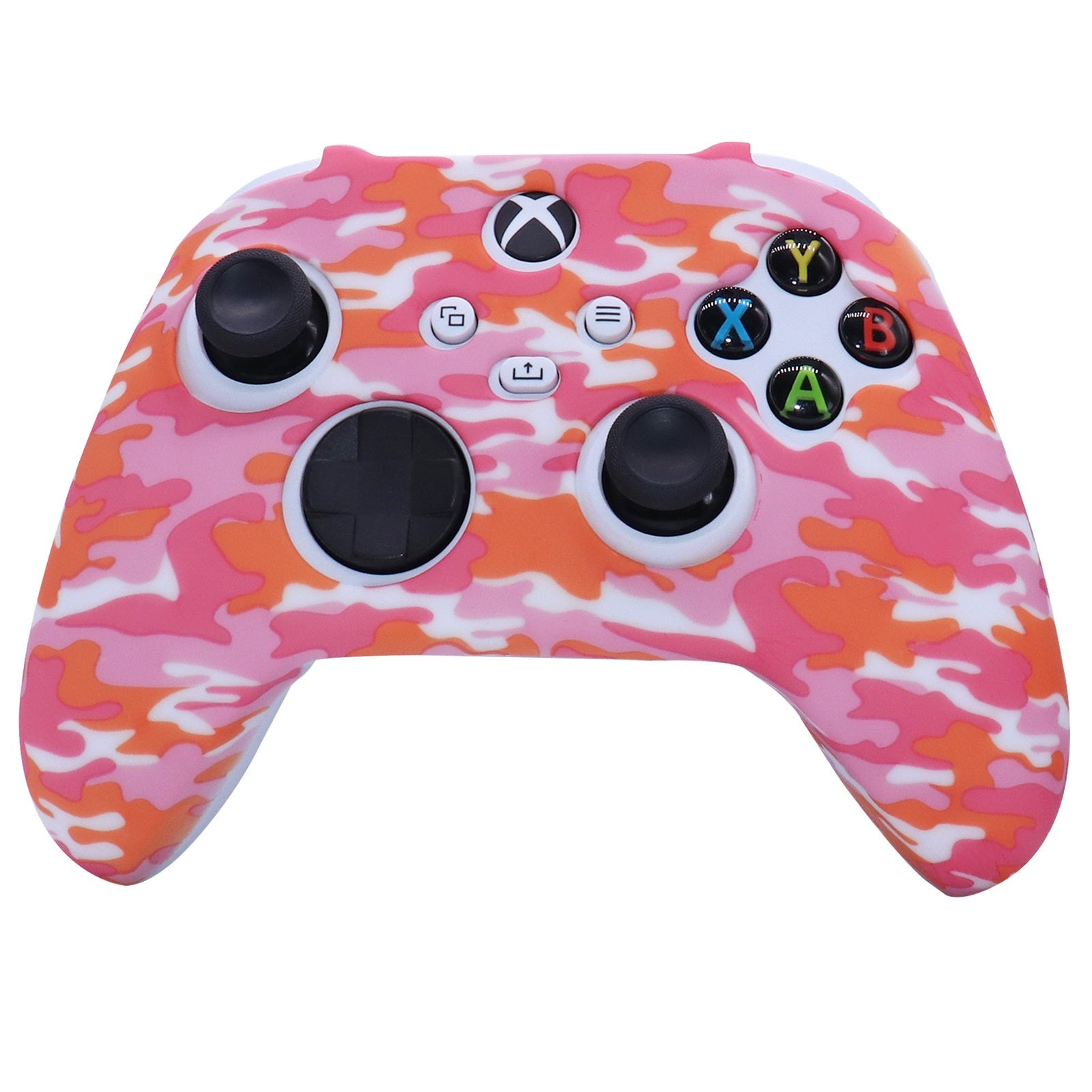 Camouflage silicone protective cover for game console handles