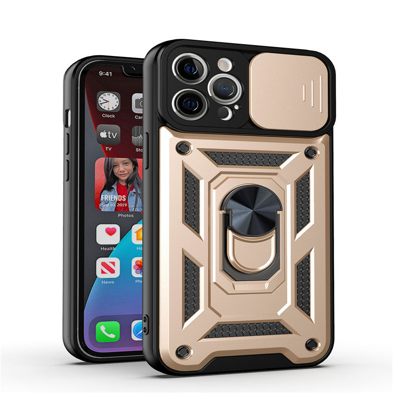 Sliding camera cover iPhone case 