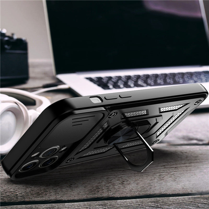Sliding camera cover iPhone case 