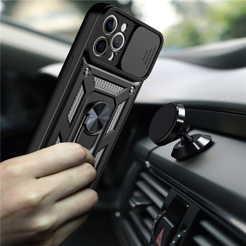 Sliding camera cover iPhone case 