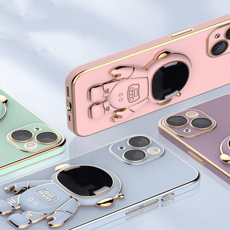 Sliding camera iPhone case with magnetic stand and anti drop protection