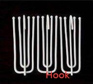 Metal hooks on a black background with 'Hook' text.