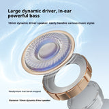 Diameter 10mm dynamic driver speaker with text on a light blue background