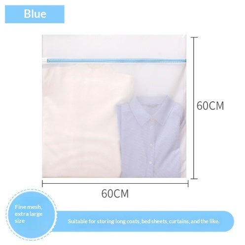 Blue storage bag with a shirt inside, labeled '60CM' on a white background.