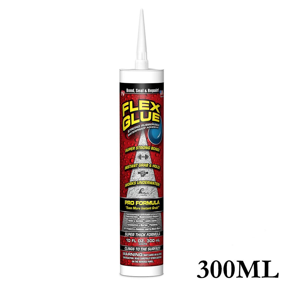 Flex Blue sealant tube on a white background