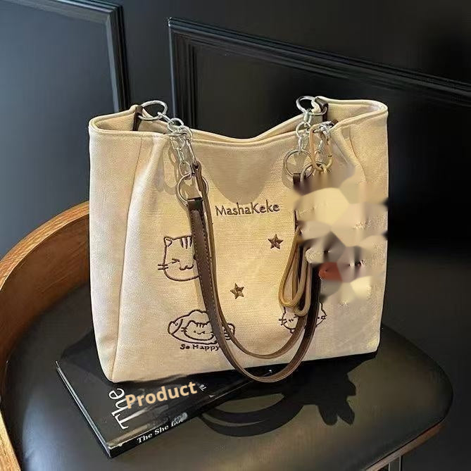 Versatile Commuter-Friendly Large-Capacity Stylish Tote Bag for Women