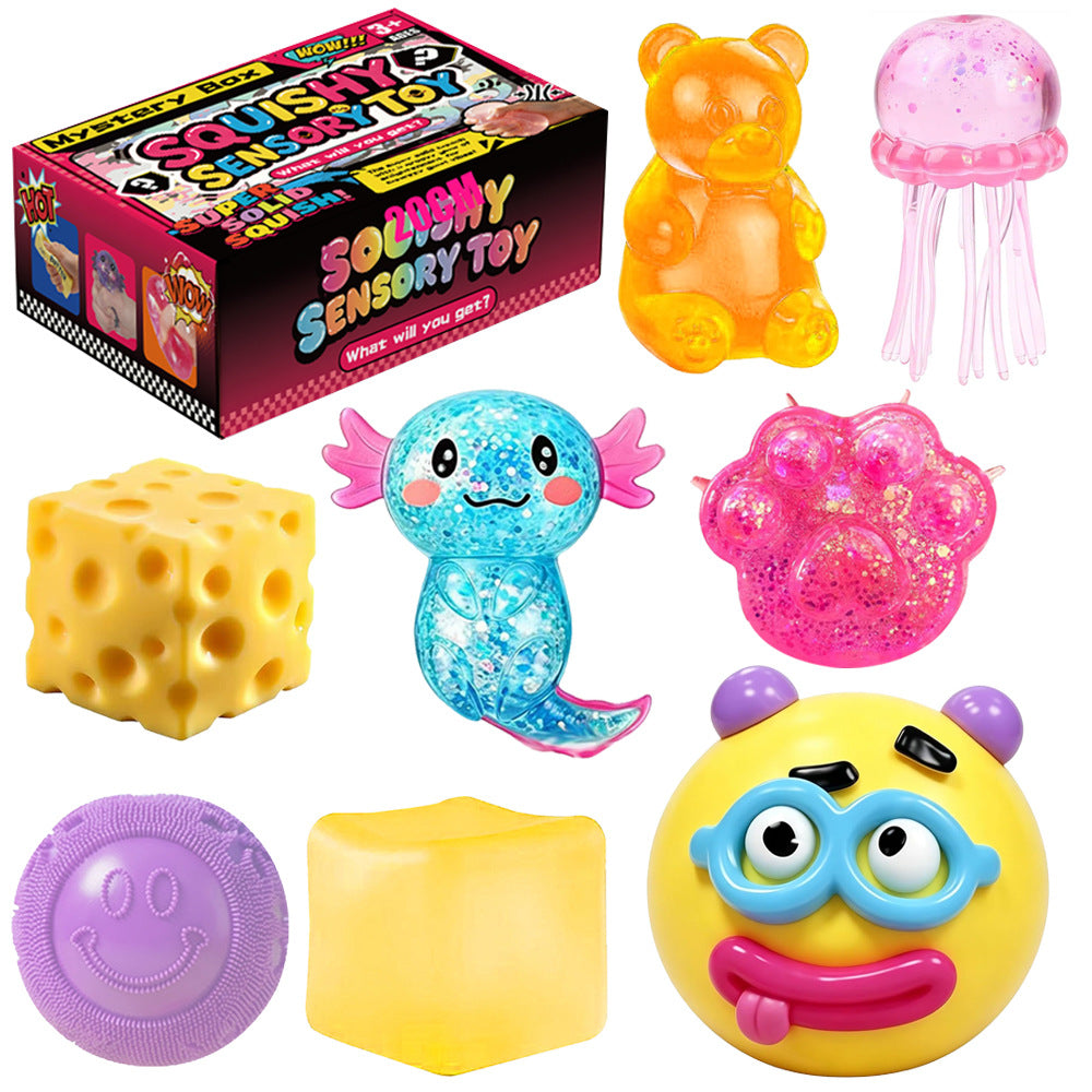 Slow Rebound Squishy Stress Relief Toys Squeeze Sensory Fidget Toy