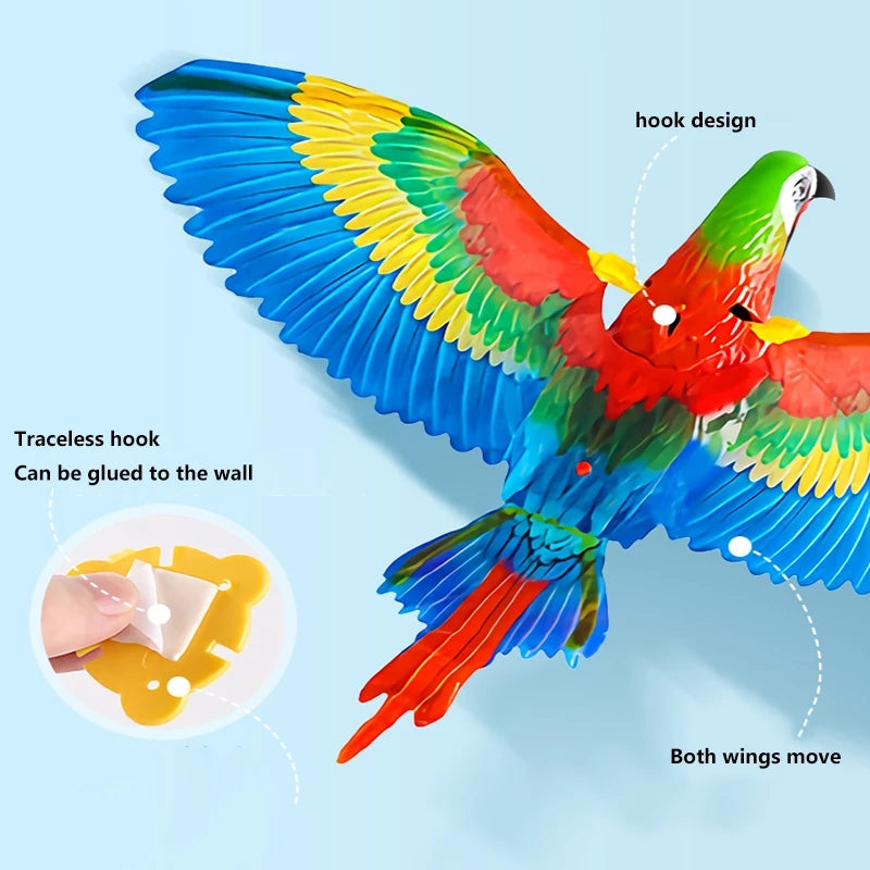 Interactive Hanging Flying Bird Cat Toy – Electric Simulation Eagle for Kittens