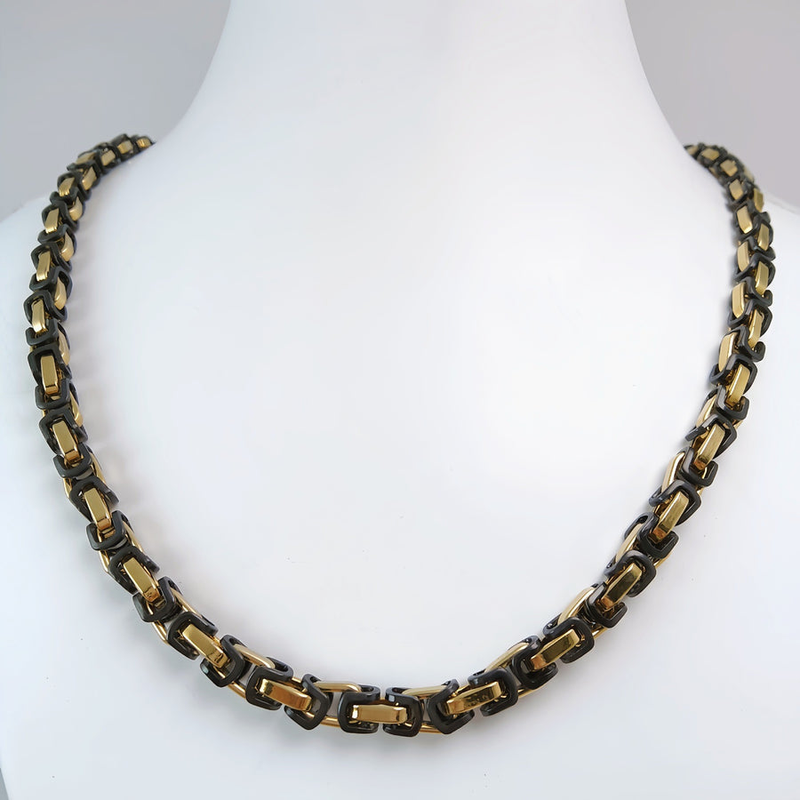 Handmade Stainless Steel Single-link Square Chain