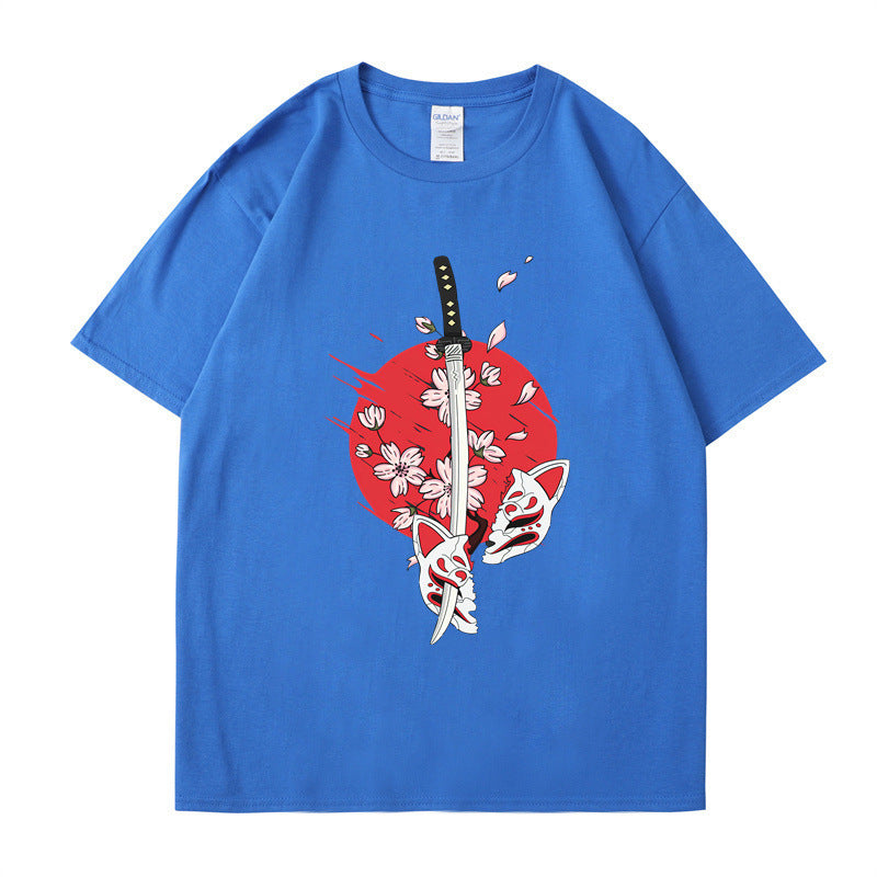 Cotton T-Shirt Classic Crewneck Casual