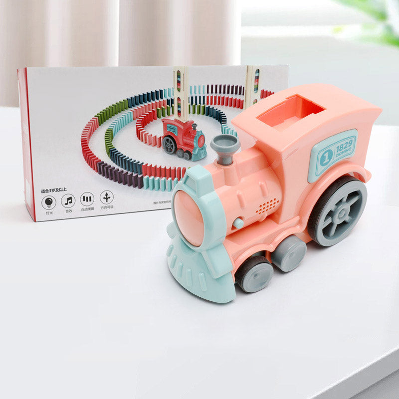 Electric Domino Train Toy – Automatic Domino Laying Set for Toddlers