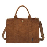 Women’s Thick Corduroy Crossbody Cloth Bag Casual Tote