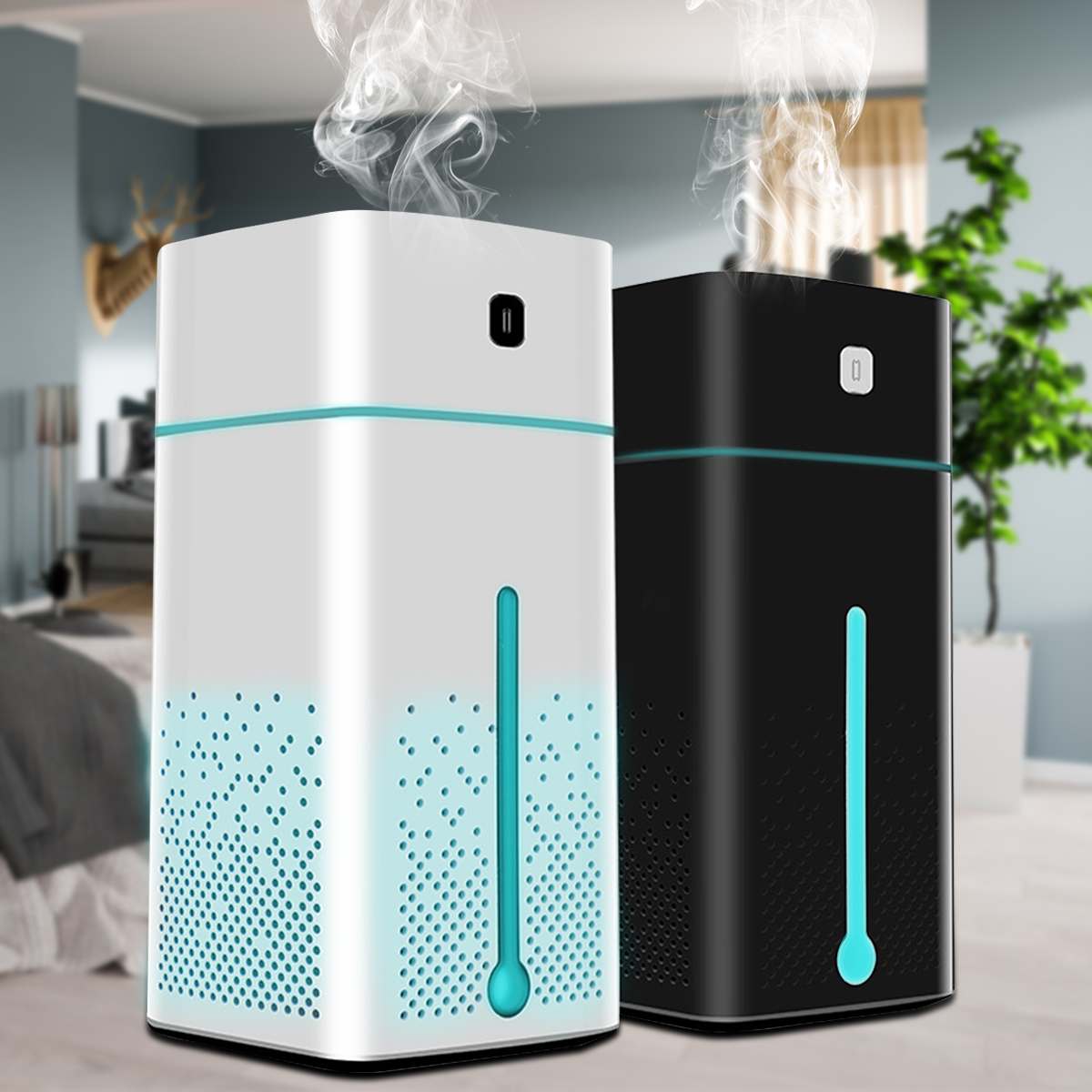 air purifier humidifier for home office and bedroom air quality