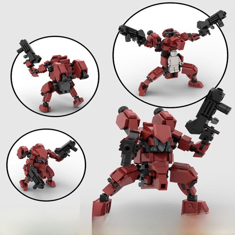 Robot Dog Fighter Assembled Model Toy DIY Mechanical Cyber Beast Set