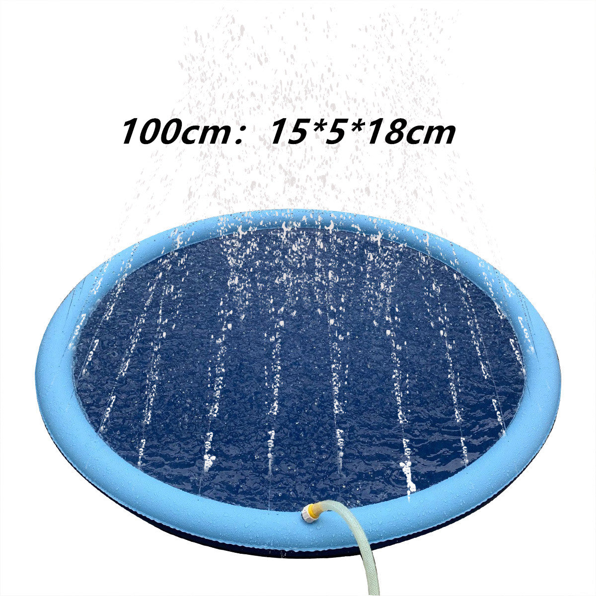 Non-Slip Splash Pad for Kids and Pets – Outdoor Summer Water Fountain Play Mat