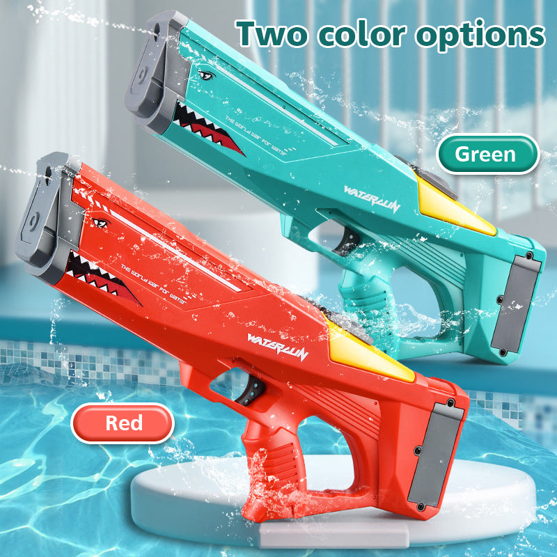Shark Automatic Electric Water Gun – High-Pressure Summer Beach & Pool Toy
