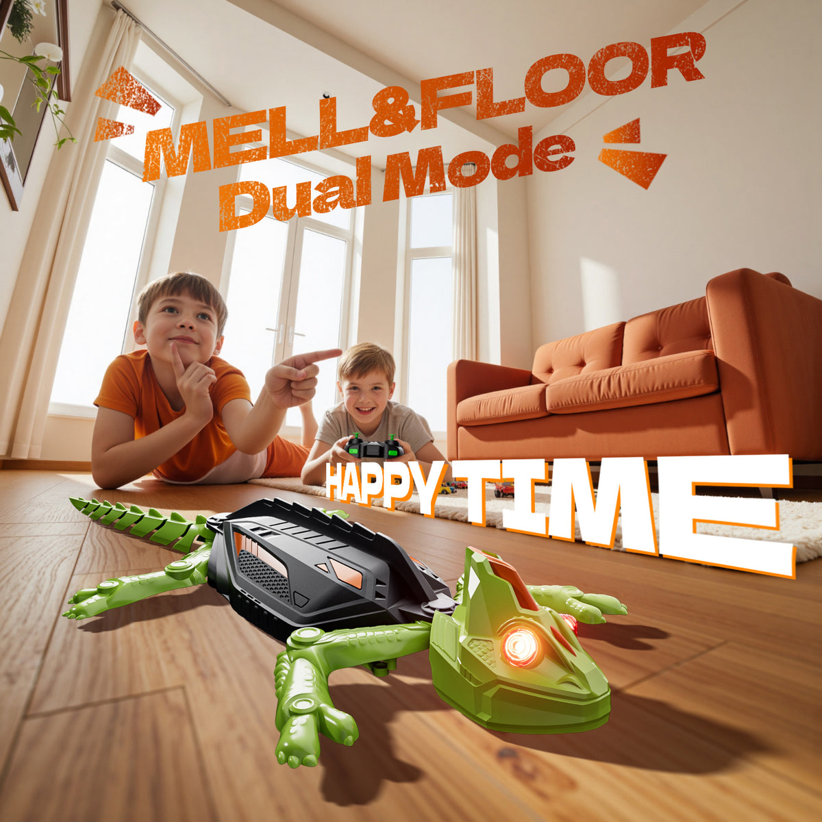 Remote Control Wall Climbing Lizard Toy RC Gecko Robot Decor
